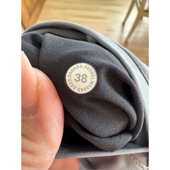 Lululemon Commission Pant Classic Asphalt Grey, Men’s Size 38 Warpstream - Picture 11 of 11